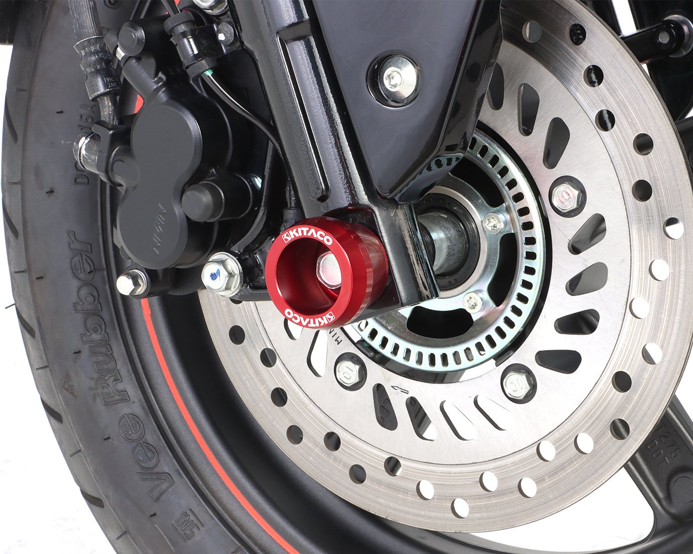 KITACO（キタコ）　アクスルプロテクター　NSF100 - ミニバイクレースパーツ専門店「switch!」NSR50 NSRmini NSF100  GROM XR100 APE100 KSR CBR250R