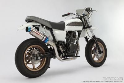 BEAMS（ビームス）　R-EVO（ﾚｰｼﾝｸﾞｴｳﾞｫ）改　SPEC-1マフラー　ミニバイクコース専用　APE100D -  ミニバイクレースパーツ専門店「switch!」NSR50 NSRmini NSF100 GROM XR100 APE100 KSR CBR250R