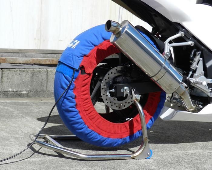 送料無料新品 タイヤウォーマー 17inch GP3 GPMONO 青色 BATTLE