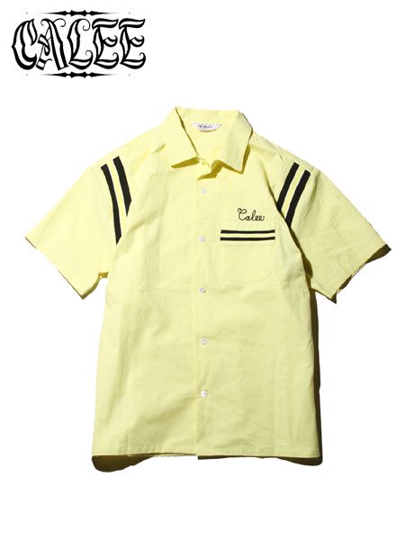 40%OFF SALE CALEE (キャリー) EAGLE EMBROIDERY S/S BOWLING SHIRT (S