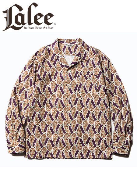 30% OFF SALE CALEE (キャリー) Allover paisley pattern L/S shirt (ペイズリー柄  L/Sオープンカラーシャツ) Burgundy - STORAGE STORE ストレイジストア 宮城県,仙台市,公式通販,セレクトショップ,通販