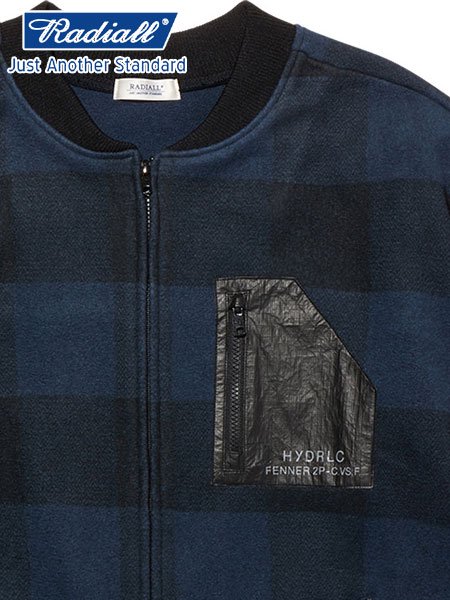 40% OFF SALE RADIALL (ラディアル) GEM TOP - ZIP UP BLOUSON (ジップアップブルゾン) Navy -  STORAGE STORE ストレイジストア 宮城県,仙台市,公式通販,セレクトショップ,通販