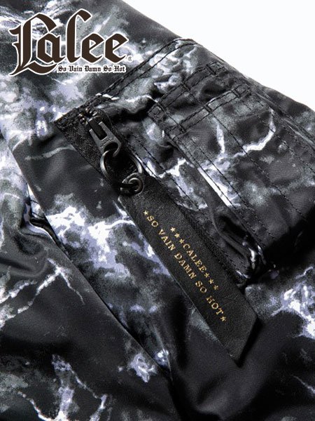 40% OFF SALE CALEE (キャリー) Marble pattern MA-1 type jacket (MA-1タイプ  フライトジャケット) Black - STORAGE STORE ストレイジストア 宮城県,仙台市,公式通販,セレクトショップ,通販