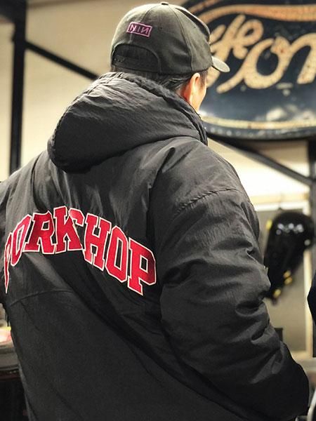 PORKCHOP/HOODED STADIUM JKT ポークチョップ M 直販半額 csti