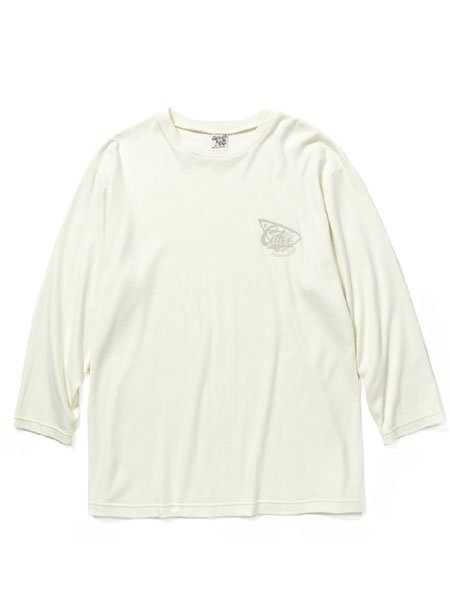 CALEE (キャリー) Smooth fabric set in 3/4 sleeve t-shirt (3/4