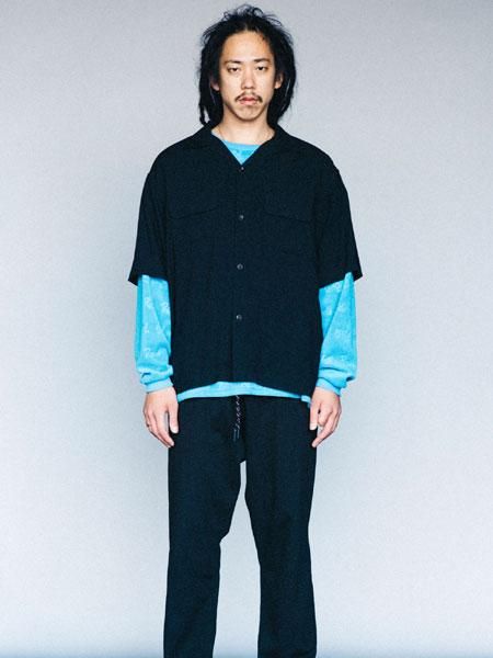 radiall レーヨン オンブレ オープンカラー EASY RADIALL/ラディアル/Belair OPEN COLLARED SHIRT S/S/レーヨン