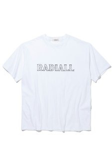 <img class='new_mark_img1' src='https://img.shop-pro.jp/img/new/icons16.gif' style='border:none;display:inline;margin:0px;padding:0px;width:auto;' />20% OFF SALE RADIALL (ラディアル) OUTLINE - CREW NECK T-SHIRT S/S (S/S Tシャツ) White
