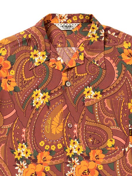 40% OFF SALE CALEE (キャリー) Paisley pattern aloha S/S shirt (S/S レーヨン アロハ  シャツ) Burgundy - STORAGE STORE ストレイジストア 宮城県,仙台市,公式通販,セレクトショップ,通販