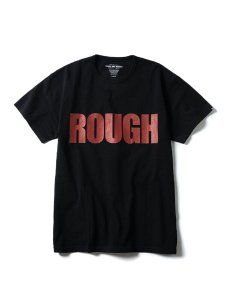 <img class='new_mark_img1' src='https://img.shop-pro.jp/img/new/icons16.gif' style='border:none;display:inline;margin:0px;padding:0px;width:auto;' />20% OFF SALE ROUGH AND RUGGED (ラフアンドラゲッド) DESIGN CT/ROUGH (プリント S/S Tシャツ) Black