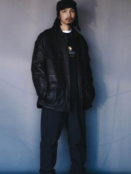 RADIALL (ラディアル) NOTORIOUS-LEATHER COAT（レザーコート) Black 