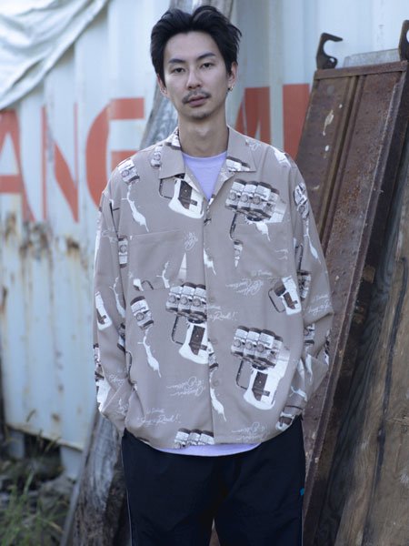 30% OFF SALE 【RADIALL】 CRAGER-OPEN COLLARED SHIRT L/S (L/S