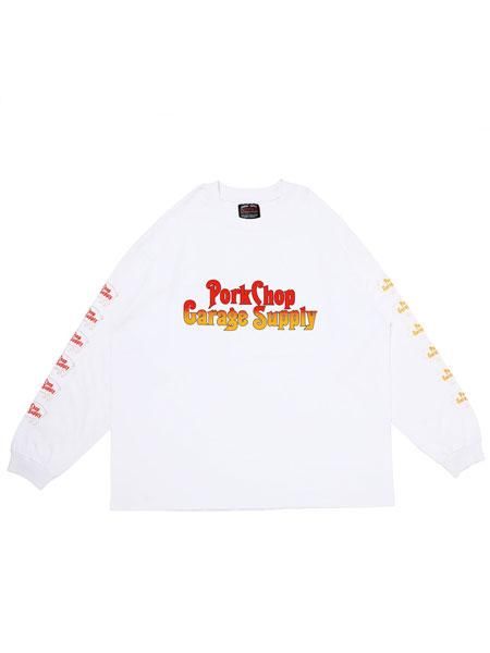 ポークチョップ　Tシャツ/PORKCHOP WHITE XL ポークWHITE