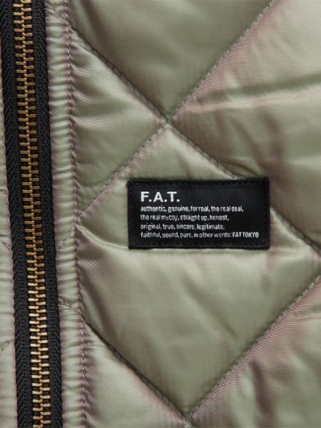 FAT (エフエーティー) F-43 (リバーシブル ミリタリーブルゾン) Olive