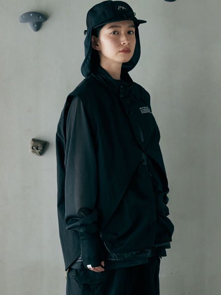 CMF OUTDOOR GARMENT】 OVERLAY JACKET (2WAY ジャケット) Black