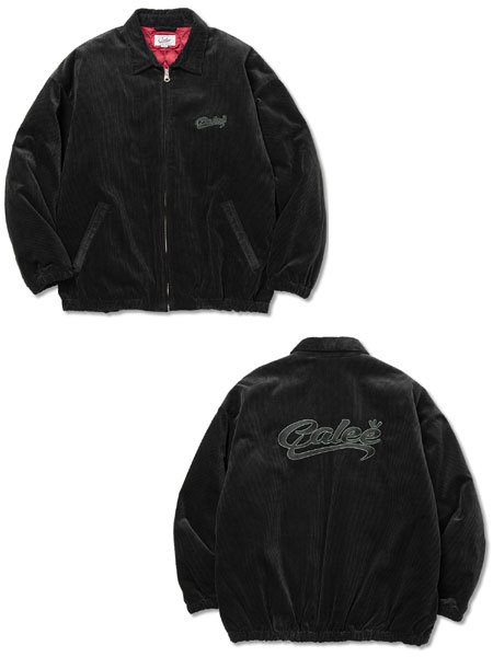 calee logo embroidery corduroy jacket