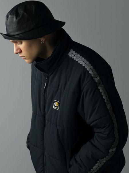 CALEE (キャリー) Retroreflector padded jacket (パデッドジャケット