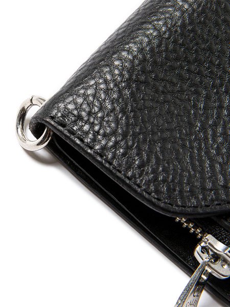 CALEE (キャリー) Silver star concho leather long wallet (レザー