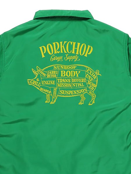 PORKCHOP GARAGE SUPPLY】 ORIGINAL BOA COACH JKT (ボアコーチジャケット) Green - STORAGE  STORE ストレイジストア 宮城県