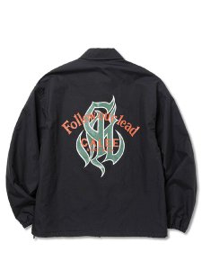 <img class='new_mark_img1' src='https://img.shop-pro.jp/img/new/icons1.gif' style='border:none;display:inline;margin:0px;padding:0px;width:auto;' />【CALEE】 CAL Logo fol drop shoulder utility coach jacket -Naturally paint design-  Black