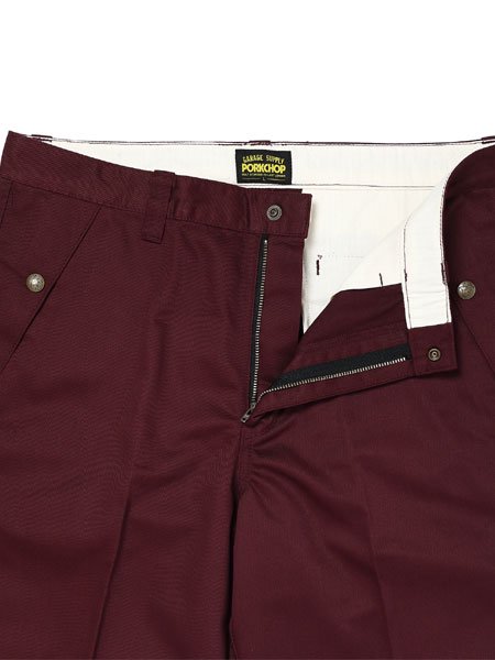 PORKCHOP GARAGE SUPPLY】 STANDARD WORK PANTS (スタンダード ワークパンツ) Burgundy -  STORAGE STORE ストレイジストア 宮城県,仙台市,公式通販,セレクトショップ,通販