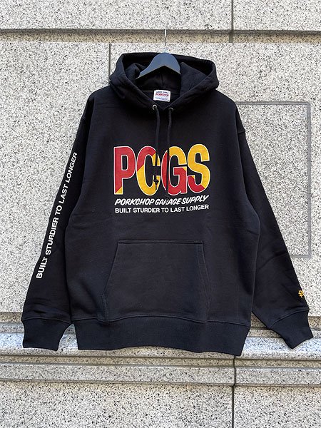 PORKCHOP GARAGE SUPPLY】 BIG PCGS HOODIE (プルオーバーパーカー