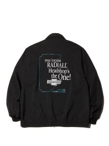 <img class='new_mark_img1' src='https://img.shop-pro.jp/img/new/icons43.gif' style='border:none;display:inline;margin:0px;padding:0px;width:auto;' />【RADIALL】 POSSE - ZIP UP BLOUSON (ジップアップ ブルゾン) Black