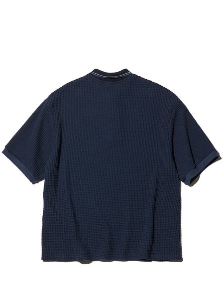 20% OFF SALE 【RADIALL】 BIG WAFFLE - POLO SWEATSHIRT S/S (S/S