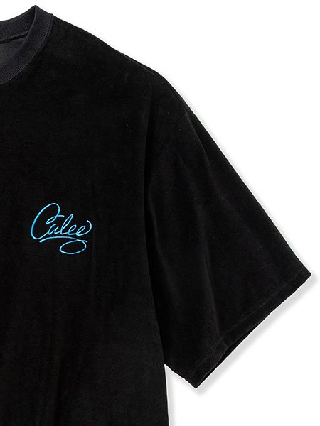 CALEE】 CALEE Logo velour wide shilhouette s/s cutsew (S/S ...