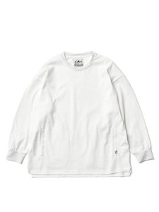 <img class='new_mark_img1' src='https://img.shop-pro.jp/img/new/icons1.gif' style='border:none;display:inline;margin:0px;padding:0px;width:auto;' />【CMF OUTDOOR GARMENT】 SLOW DRY L/S TEE LONGSLEEVE (L/S スロードライTシャツ) White