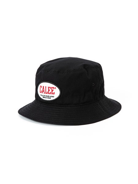 CALEE】 Wappen & Embroidery bucket hat -Type A- (ワッペン