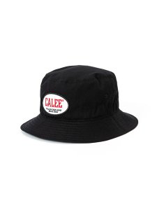 <img class='new_mark_img1' src='https://img.shop-pro.jp/img/new/icons43.gif' style='border:none;display:inline;margin:0px;padding:0px;width:auto;' />【CALEE】 Wappen & Embroidery bucket hat -Type A- (ワッペン バケットハット) Black