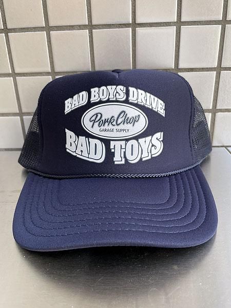 PORKCHOP GARAGE SUPPLY】 BAD TOYS CAP (メッシュキャップ) - STORAGE