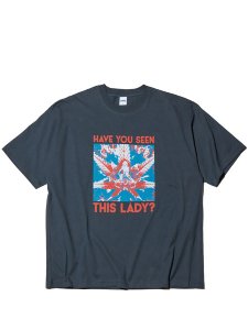 <img class='new_mark_img1' src='https://img.shop-pro.jp/img/new/icons1.gif' style='border:none;display:inline;margin:0px;padding:0px;width:auto;' />【RADIALL】 CHROME LADY - CREW NECK T-SHIRT S/S (S/S プリントTシャツ) Ink Black