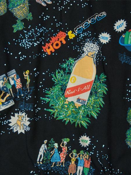 30% OFF SALE 【 RADIALL 】 HOT DUB - OPEN COLLARED SHIRT S/S