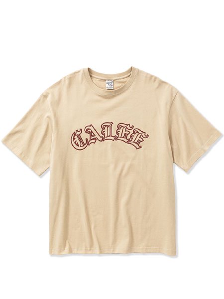 CALEE】 Drop shoulder CALEE arch logo t-shirt (ドロップ