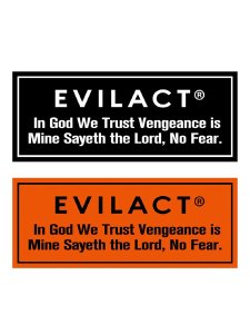 EVILACT In God ... sticker L (ƥå) 