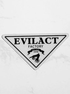 <img class='new_mark_img1' src='https://img.shop-pro.jp/img/new/icons43.gif' style='border:none;display:inline;margin:0px;padding:0px;width:auto;' />【EVILACT】 Factory Triangle Logo reflector sticker (リフレクター ステッカー) 
