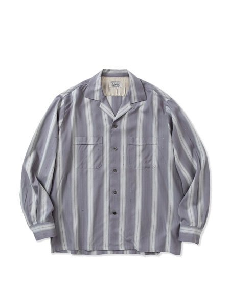 CALEE】 VINTAGE TYPE OMBRE STRIPE SHIRT (L/S ヴィンテージタイプ 