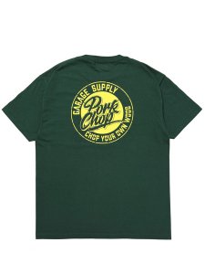 <img class='new_mark_img1' src='https://img.shop-pro.jp/img/new/icons43.gif' style='border:none;display:inline;margin:0px;padding:0px;width:auto;' />【PORKCHOP GARAGE SUPPLY】 STENCIL CS TEE (S/S プリント Tシャツ) Forest