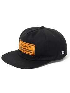 【EVILACT】 EVILACT WP CAP (5パネル ワッペンキャップ) Black 