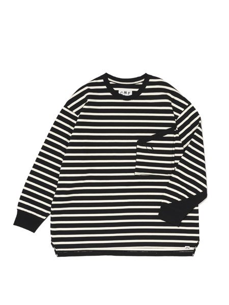 【CMF OUTDOOR GARMENT】 SLOW DRY BORDER TEE (L/S 