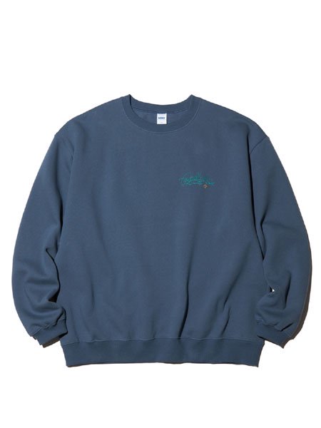 20% OFF SALE 【RADIALL】 SANTA MADRE - CREW NECK SWEATSHIRT L/S (クルーネック  スウェット) Slate Blue - STORAGE STORE ストレイジストア 宮城県,仙台市,公式通販,セレクトショップ,通販