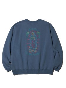 <img class='new_mark_img1' src='https://img.shop-pro.jp/img/new/icons1.gif' style='border:none;display:inline;margin:0px;padding:0px;width:auto;' />【RADIALL】 SANTA MADRE - CREW NECK SWEATSHIRT L/S (クルーネック スウェット) Slate Blue