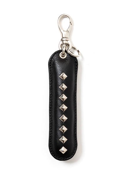 CALEE (キャリー) Studs leather key ringレザー真鍮日本製