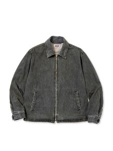 <img class='new_mark_img1' src='https://img.shop-pro.jp/img/new/icons1.gif' style='border:none;display:inline;margin:0px;padding:0px;width:auto;' />【CALEE】 VINTAGE REPRODUCT DENIM SWINGTOP ＜UB＞ (ヴィンテージタイプ デニムスウィングトップ) Used Black