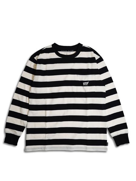 おまけ付】 ennoy L/S BORDER T-SHIRTS BLACK × WHITE | aktivmind.com