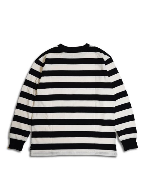 【EVILACT】 BORDER POCKET LS (L/S ボーダー ポケットTシャツ) White-BD - STORAGE STORE  ストレイジストア 宮城県,仙台市,公式通販,セレクトショップ,通販