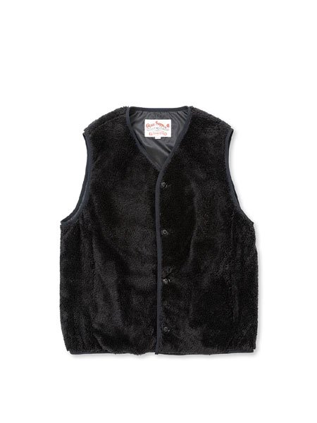 【CALEE】 NYLON RIP FLEECE WAIST COAT (フリース ベスト