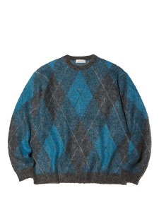 <img class='new_mark_img1' src='https://img.shop-pro.jp/img/new/icons43.gif' style='border:none;display:inline;margin:0px;padding:0px;width:auto;' />RADIALL INNA DE YARD - CREW NECK SWEATER L/S (إ ) Blue