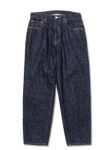 <img class='new_mark_img1' src='https://img.shop-pro.jp/img/new/icons1.gif' style='border:none;display:inline;margin:0px;padding:0px;width:auto;' />【CALEE】 VINTAGE REPRODUCT WIDE SILHOUETTE DENIM PANTS ＜OW＞ (ワイド デニムパンツ) Indigo Blue